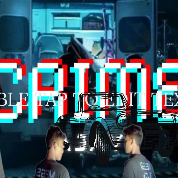 Crime song rap hiphop rap cover art